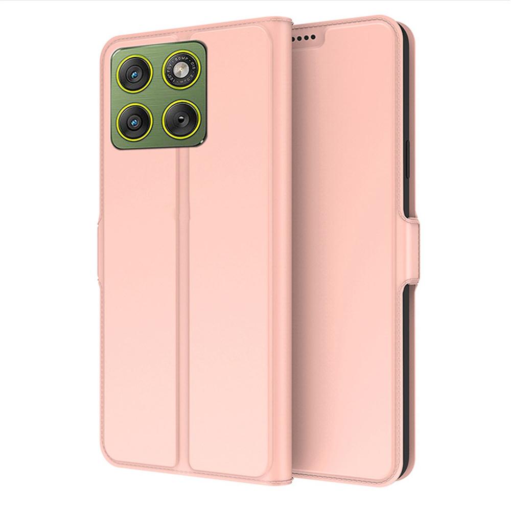 Handyhülle für Motorola Moto G67 Power 5G / G100 5G (2025) Stoßfeste TPU-Innenschale Leder-Handyhülle Kartensteckplatz