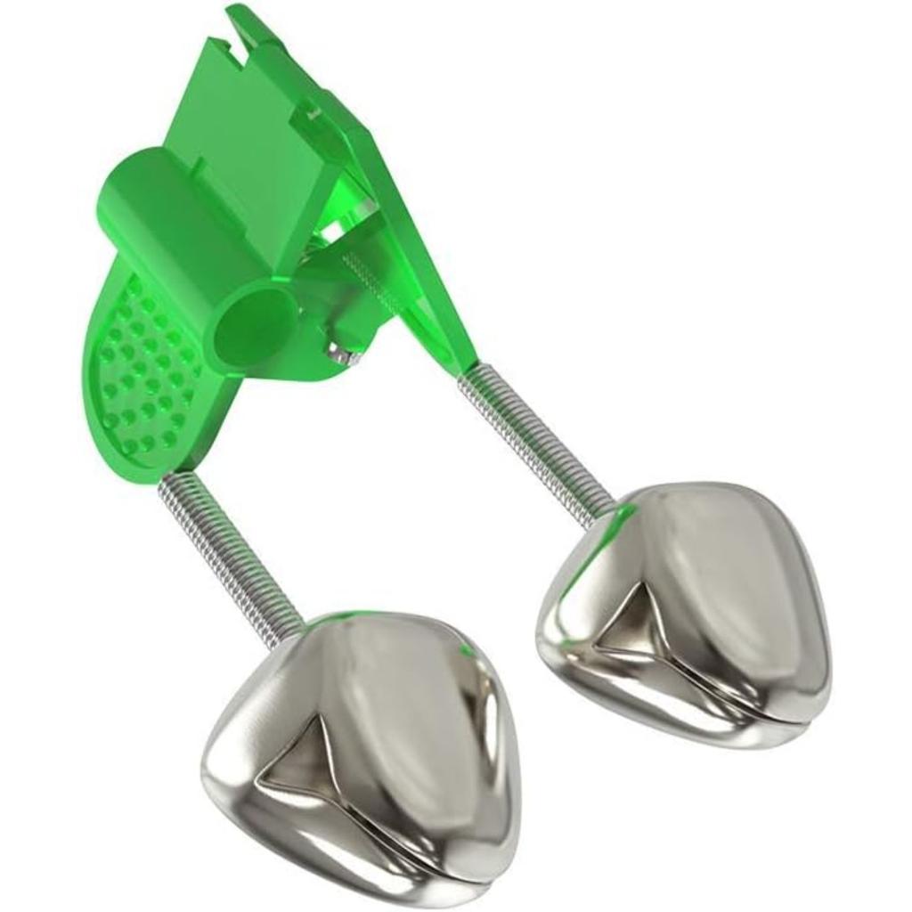 Fishing Bell and Night Light Kit, 20 Pcs Fish Bite Bait Alarm Bell with LED Light for Night Fishing
