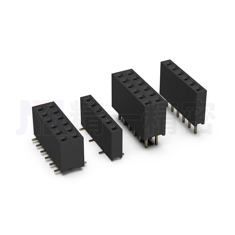 2.54mm Pitch Pin Header Socket, 2-40 Pins, 8.5mm Plastic Height, 3.0mm Pin Length, Single Row Straight Connector.