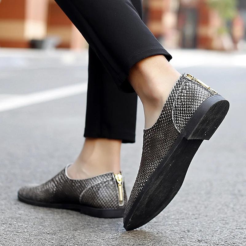 Mode Italienische Schuhe Echtes Leder Herren Slipper Designer Slip-On Schuhe Herren Outdoor Hohe Qualität Luxusmarke Weiche Slipper Schuhe