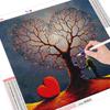 Diamond Painting Full Square New Arrival Tree Diamantové vyšívání pár mozaikových krajinářských řemeslných souprav