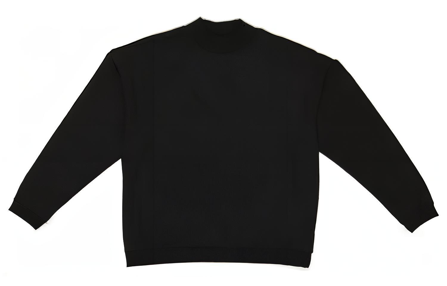 New Balance Sweatshirts Men s Black Turtleneck Moderate AMT25003-BK L