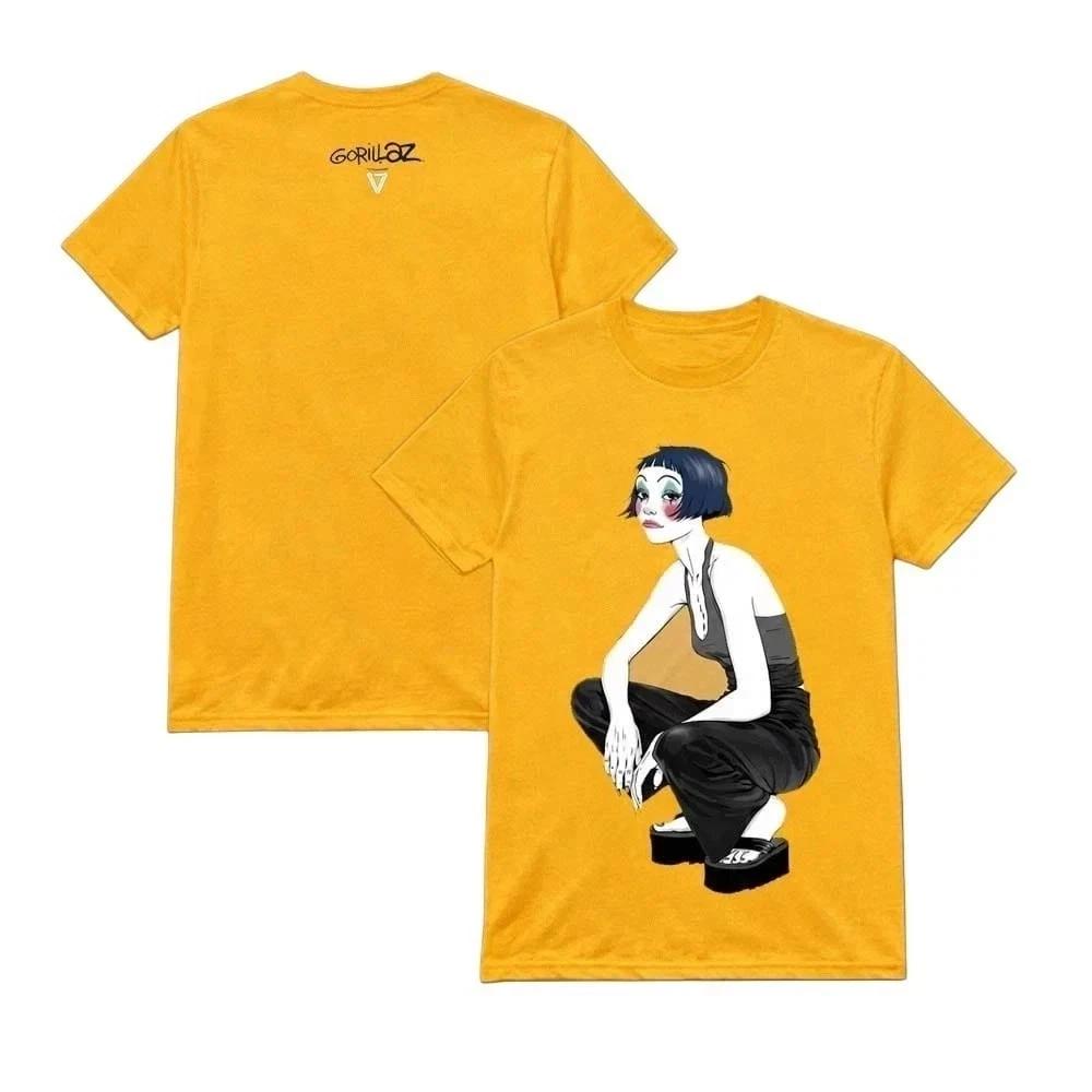 

Gorillaz Band The Mountain Tour 2026 Noodle Charactor Merch T-Shirt 2XL
