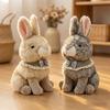 Soft Fluffy Bunny Stuffed Doll Lifelike Stuffed Bunny Doll Cute Rabbit Plush Toy  Kid Gift