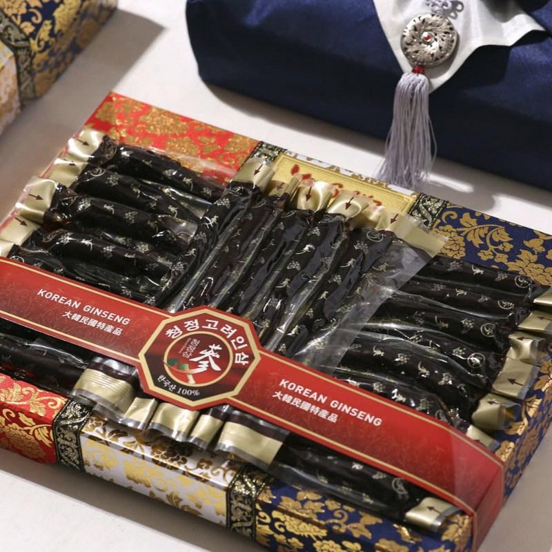 Goryeo Red Ginseng Extract and 1kg Korean Paper Box for Meeting Meeting Lunar New Year Holiday Parents