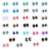 50pcs Crystal Simulation Doll Glass Eyeballs High Transparency Simulation Glass Eye Patches