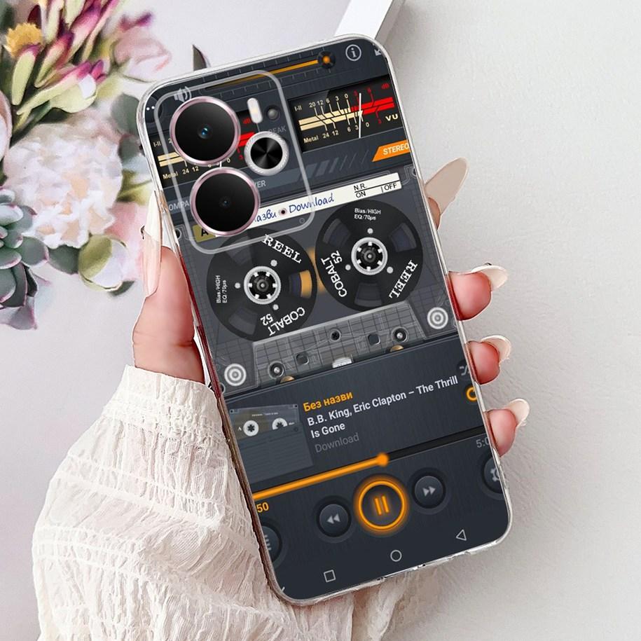 For Realme 14 5G Case Realme 14T Cover RMX5078 RMX5075 Shockproof Silicone Soft TPU Flower Bumper For Realme14 14 T Phone Shells