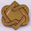Celtic Heart Knot Brooch – Retro Art Valentine's Gift
