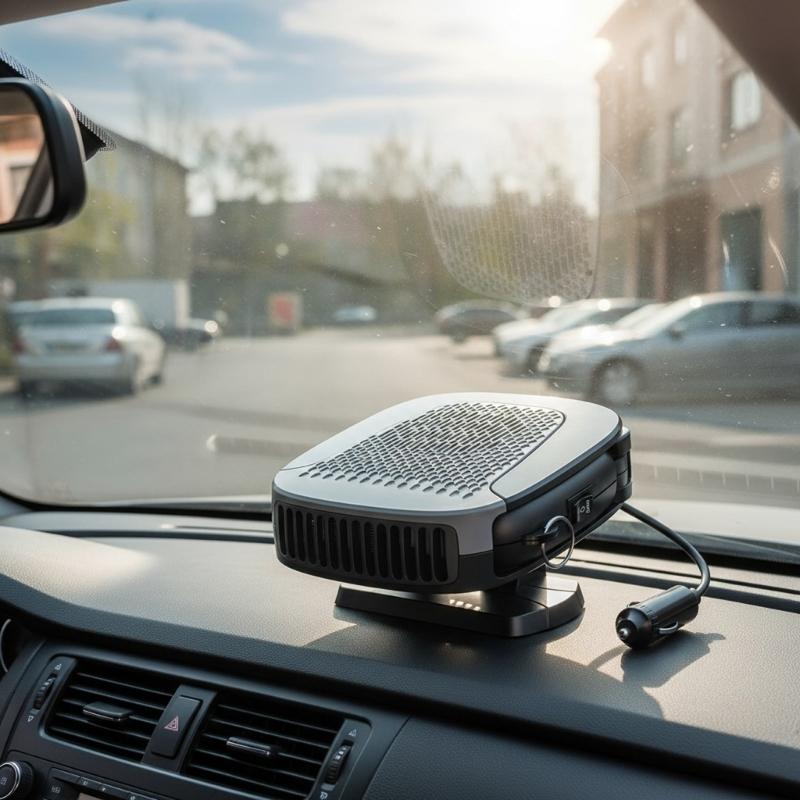 Fast Acting Car Defroster Heater 12V 24V Suitable Windshield Demisting Device For Winter Driving Comfort