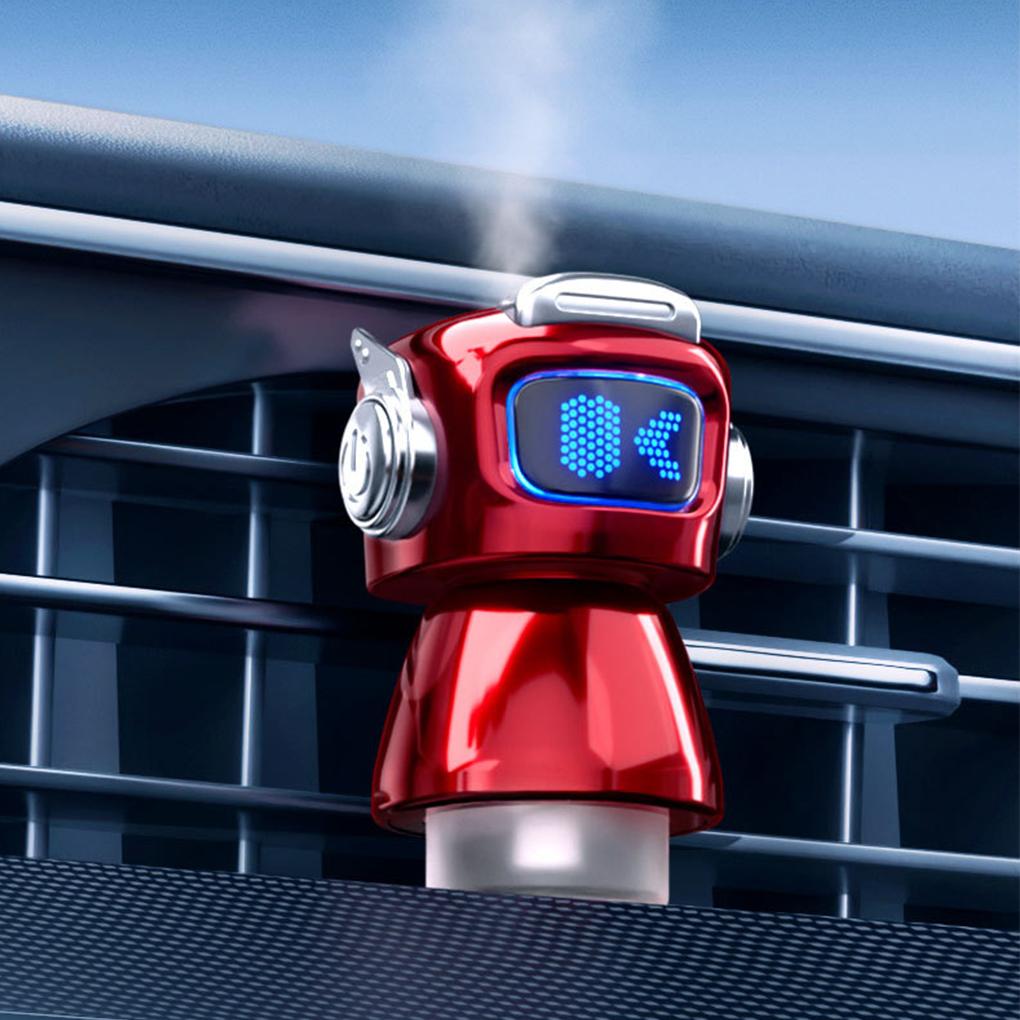 Car Air Conditioning Vent Perfume Robot Fragrance Aromatherapy Air Fresheners Auto Flavoring Car Air Freshener