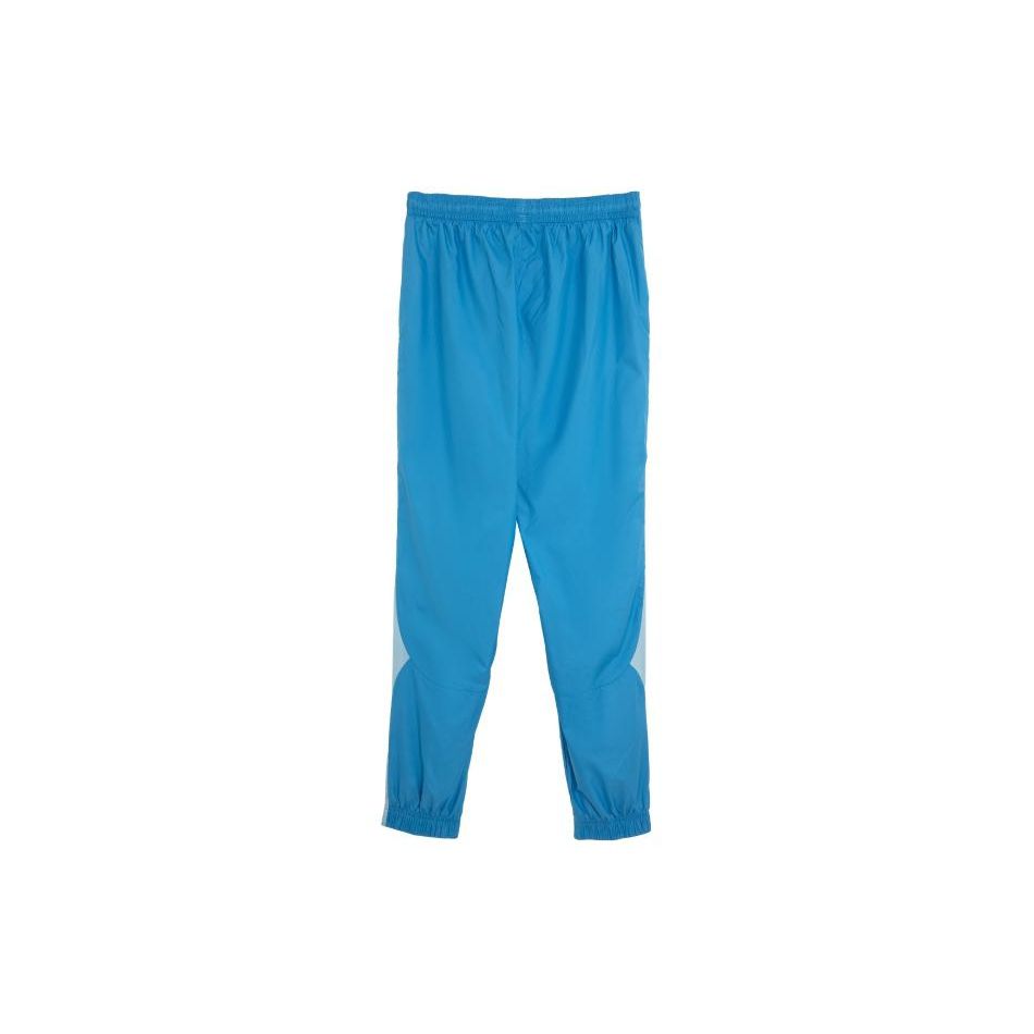 Puma Manchester City Mcfc Calça Tecida Pré-Jogo Color Block Casual Cintura Elástica Tecida Tricotada Calça Esportiva Calça Masculina Azul Cinza Prateado 774373-02