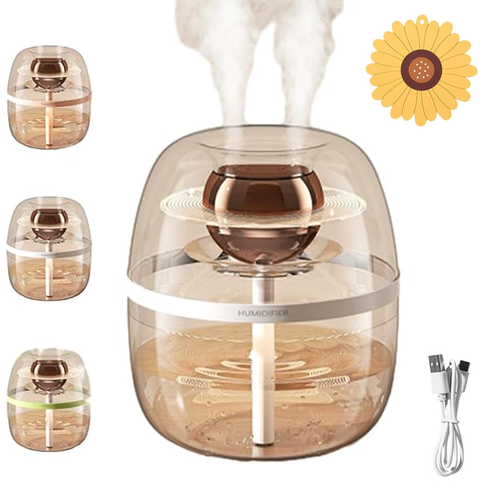 

Humidifiers For Bedroom, Large Room Household Mute Nozzle Desktop Humidifier, Large Capacity Cool Mist Filters, Automatic Mode Humidity For Livi One Size білий