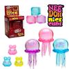 Squishy Needoh Fuzz Ball Jellyfish Squishy Random Color Soft Stress Relief Toy Cute Relaxing Squeeze Sensory Toy Festival Gifts