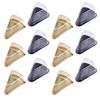 40 Pcs Cake Stand with Lid Packing Box Triangular Cupcake Containers Holder Packaging Boxes Cover