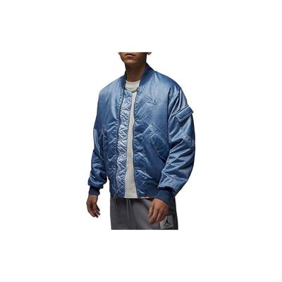 Jordan Giacca Casual Ampia con Ricamo Logo Monocolore Giacca Uomo Blu FN6544-436