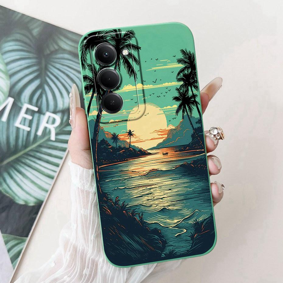 Beautiful Floral Phone Case For Xiaomi Redmi 15 5G / Note 15R Soft Silicone Shockproof Cases For Redmi Note15R 15 5G Bumpers