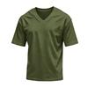 Herren Farbiges V-Ausschnitt Kurzarm T-Shirt Lässige Bequeme Passform für den Alltag