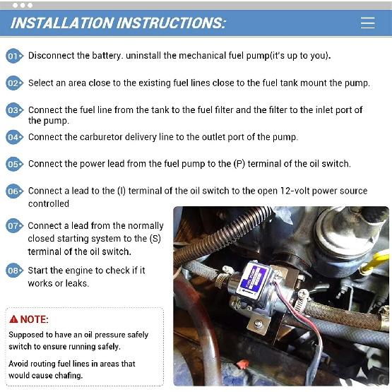 Universal Car External Electronic Fuel Pump 12V Low Pressure Diesel Petrol Gasoline EP500-0 035000-0460 12585-52030 1258552031