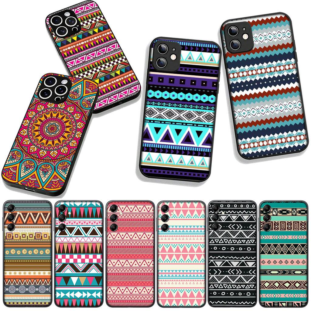 Cover for Xiaomi Redmi Note 15 11 9 10 Pro Plus A5 9A 9T 10A 10C 9C NFC 15C 8T Phone Case Flower Aztec Tribal Tribe Colorful