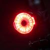 Waterproof LED Bike Tail Light with Smart Brake Sensing - 6 Modes, USB