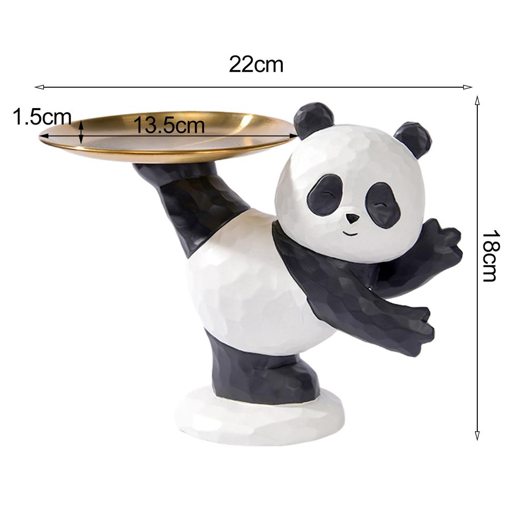 Söt Kanin Förvaringsbricka Kreativa Figurer Ornament Vardagsrum Veranda Skrivbord Hem Hartsdekoration Nycklar Godisförvaring Heminredning