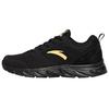 Comfortable Cushioning Slip Resistant Abrasion Resistant Breathable Low Top Running Shoes Men's Black Gold 91915581-9