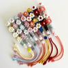 Outdoor Water Bottles Handle Handwovens Flower Cord Drink Bottle Carriers Strap
