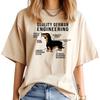 Tričko s potiskem jezevčíka, letní tričko s grafikou, ležérní streetwear, krátký rukáv, kreativní, pohodlné, měkké letní tričko
