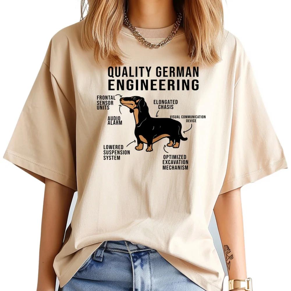 Dachshund Dog Printed Summer T Shirts Graphic Casual Streetwear Short Sleeve Creative Comfoetable Soft Summer T-shirt