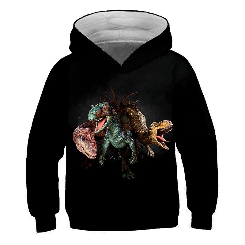 Hanorac cu glugă imprimat la modă pentru copii, îmbrăcăminte sport casual