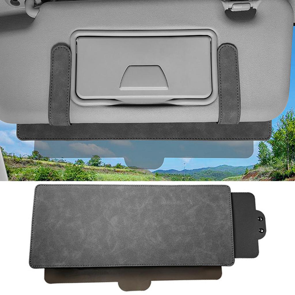 Sun Visor Extender for Car Sun Visor with Polarized Glare Protection Extension Board Attachment Retractable Sunshade Anti-Glare