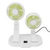 Dual Heads USB Fan for Car Dashboard Multi Speeds Quiet Portable Vehicle Cooling Fan for RV Truck
