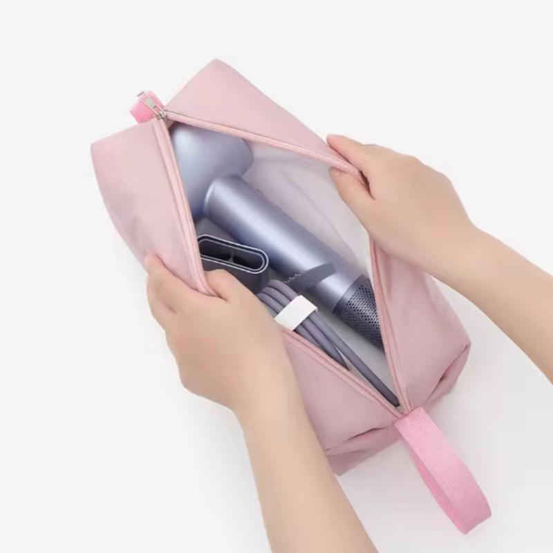 Portable Travel Hair Dryer And Curling Iron Organizer Waterproof Storage Bag Polyester Dustproof Storage Container
