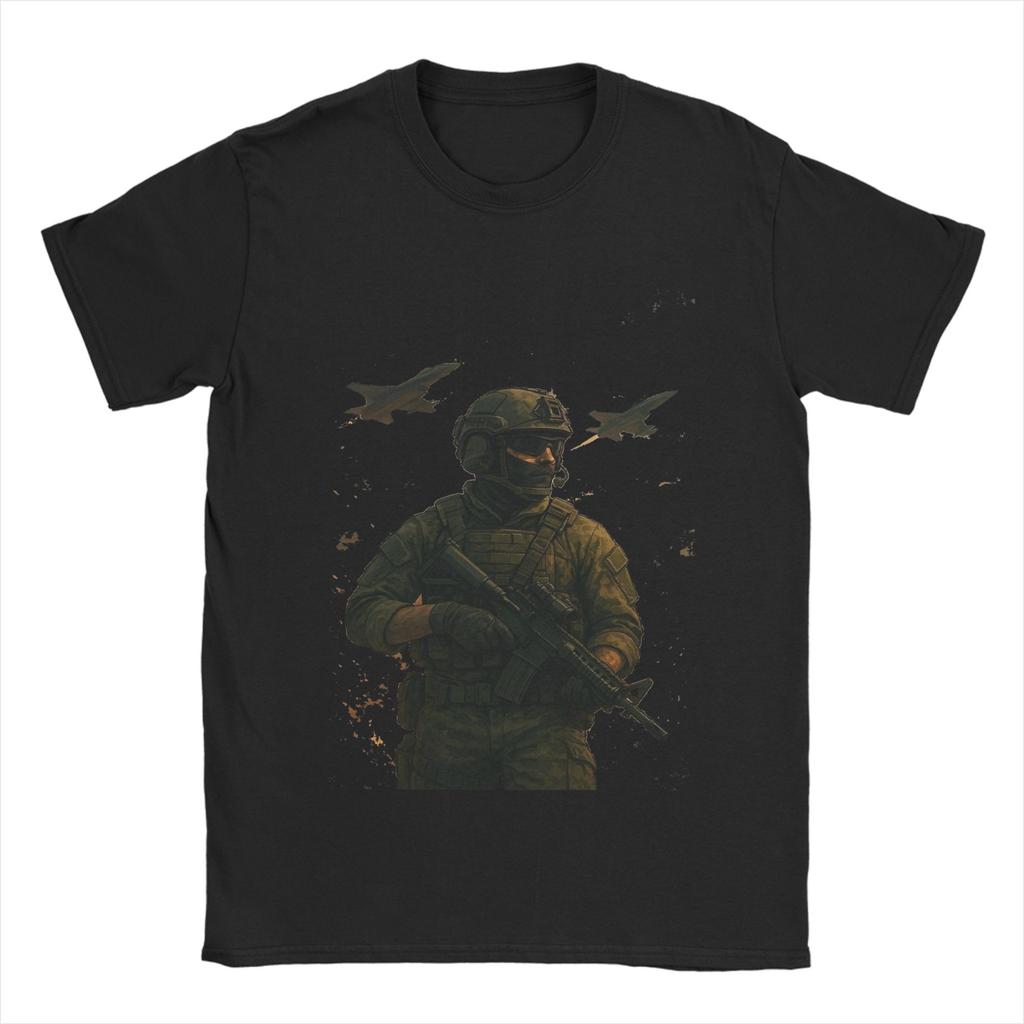 All Seasons Battlefield 6 Funny Games BF6 T Shirt For Unisex 100% Cotton T-shirts Short Sleeve Tops