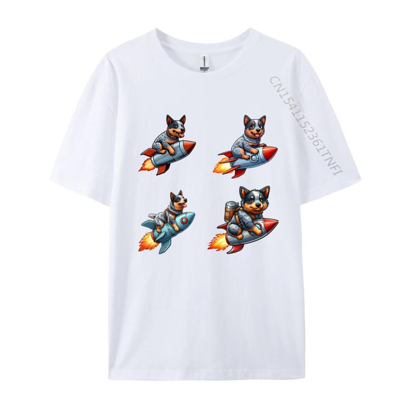 Australian Cattle Dog Bundle Tshirt Dog Lover TShirt Tops T Shirt Latest Cosie Cotton Men T Shirts Design S