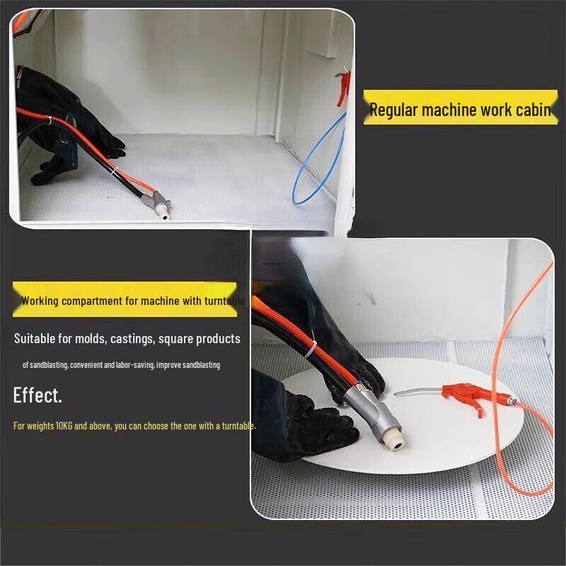 Nuoshuer XOD6050 Manual Sandblasting Machine CN Plug (adapter Included)