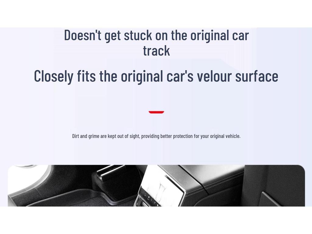 Double-Layer TPE Floor and Trunk Mats for Tesla Model Y 6-Seater - Custom Interior Accessories
