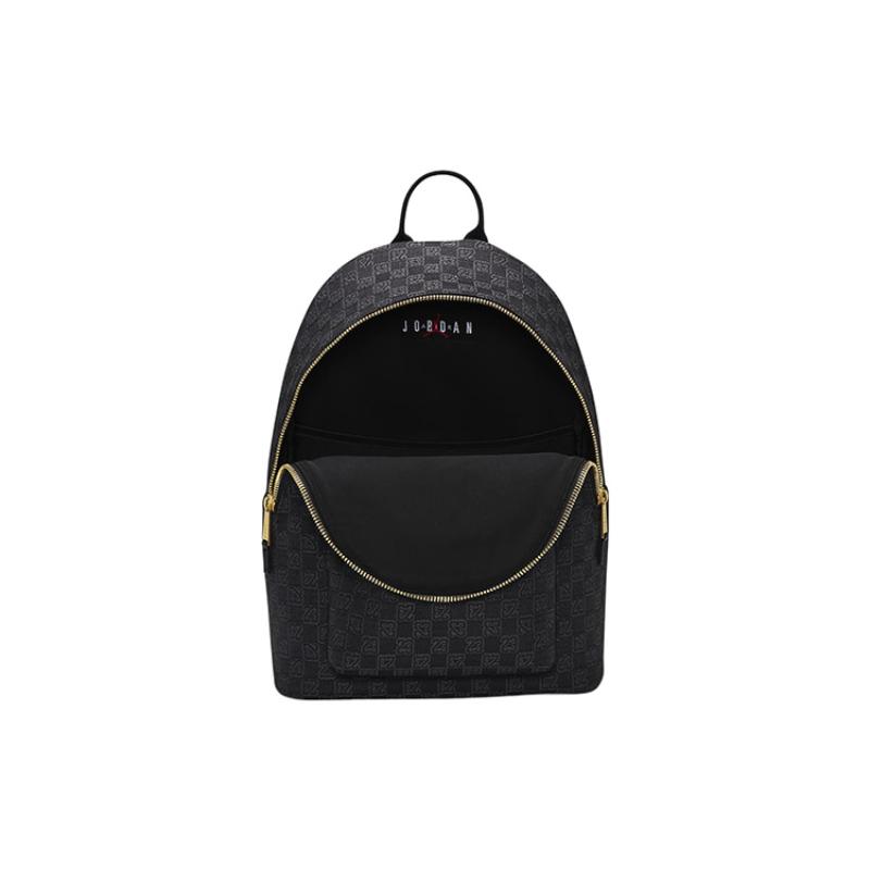 Jordan Gold Logo Monogram Backpack Black Jordan FJ6784-010