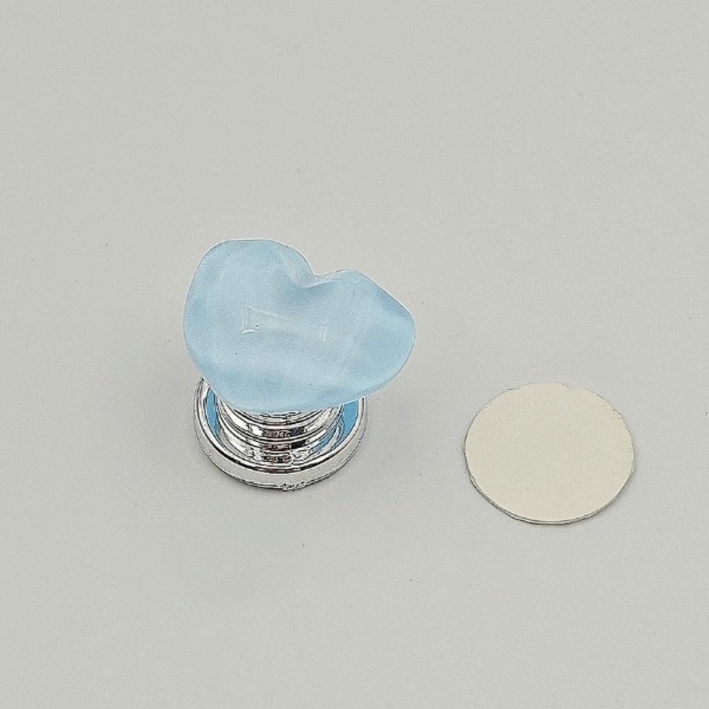 2pcs Heart Shaped Bathroom Water Tank Buttons Nail Protector Toilet Pusher Water Tank