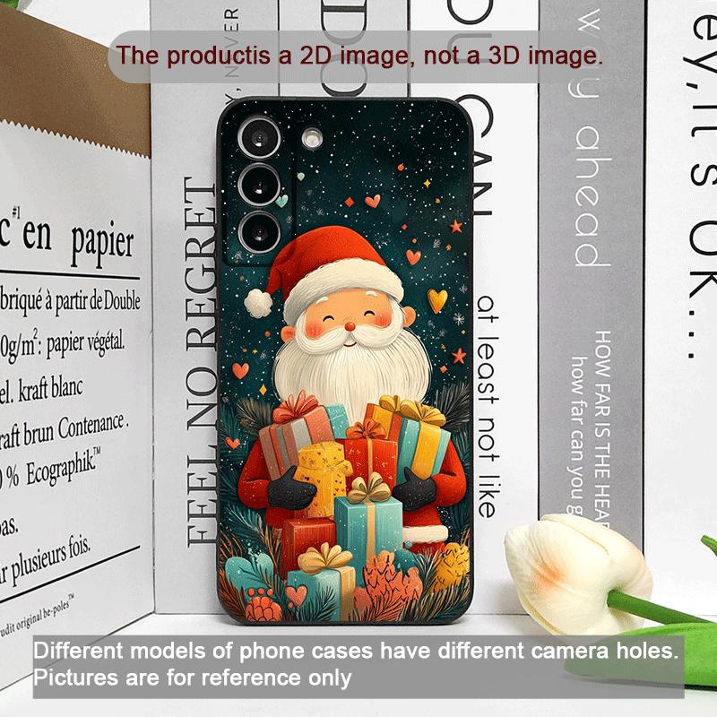 Frohe Weihnachten Baum Weihnachtsmann Muster Handyhülle für OnePlus 13 12 13R 11 10 9 8 Pro Nord 4 N100 N20 CE3 ACE2 ACE3 Weiche Hülle