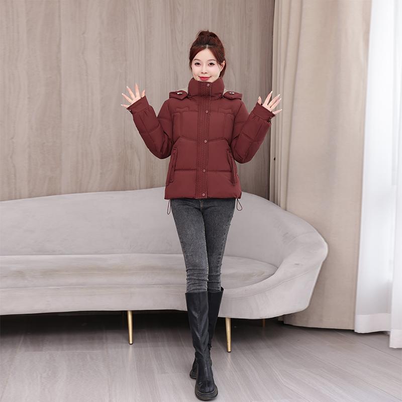 Autumn Winter Thicken Warm Parka Women Casual Sweety Solid Color Big Pocket Loose Long Hooded Coat Jackets Outwear