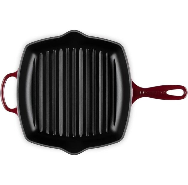 Квадратная сковорода для гриля Le Creuset бордо 26x26 см (20183269490422)