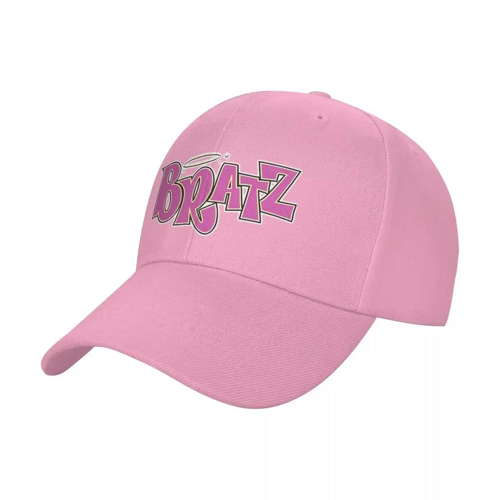 Bratz Logo Casual Baseball Cap Spring Trucker Hat Wholesale Outdoor Gym Snapback Cap Unisex Men Trendy Baseball Caps