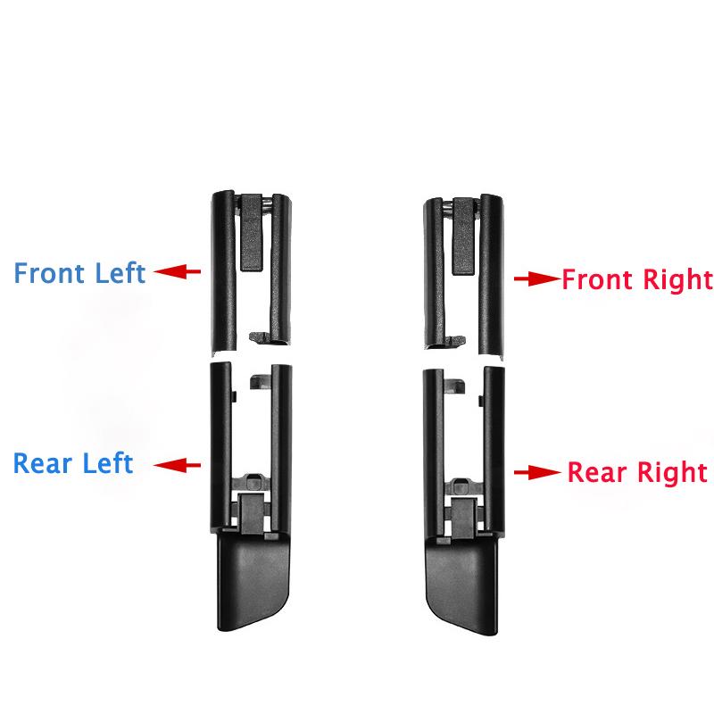 För BMW G30 G11 G12 F15 F16 Bil Fram Bak Vänster Höger Sätesräls Trimskydd Glidskena Motorhuv För BMW 5 7 Serie X5 X6