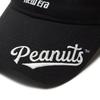 [New Era] Golf Cap 9TWENTY Snoopy Collaboration Black FREE GF 920CSLV PEANUTS VISOR LOGO BLK