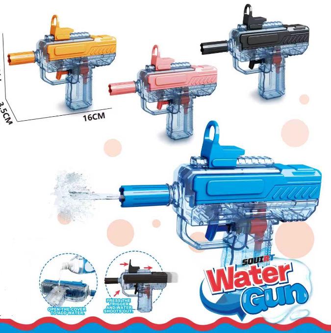 In-Stock Cartoon Eagle Water Gun: Press-Type Handheld Dual Pistols for Kids