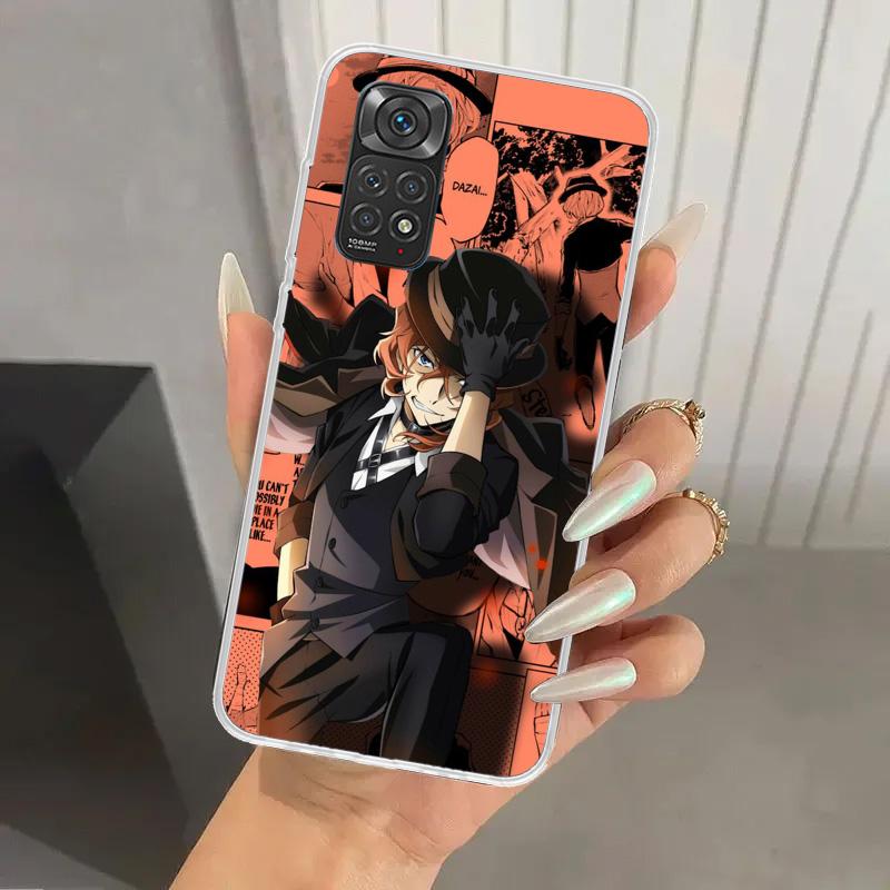Bungo Stray Dogs Manga Phone Case for Xiaomi Redmi Note 15 14 14S 13 12S 12 Pro 11S 11 Plus 11T 11E 10S Soft Funda Print Shell R