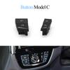 Car Front Dashboard Headlight Switch Rotary Knob Button Head Lamp Cover Panel For BMW 5 Series 6GT M5 G30 G31 G38 G32 F90