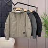 Men's Retro Padded Workwear Windbreaker Jacket - Autumn/Winter Trendy Cotton Coat