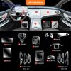 For  Mercedes Benz EQE TPU Navigation Central Control Car Film Interior Accessories Steering Wheel Panel Transparent Film
